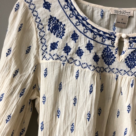 Like new! Lucky Brand boho top - Picture 2 of 4